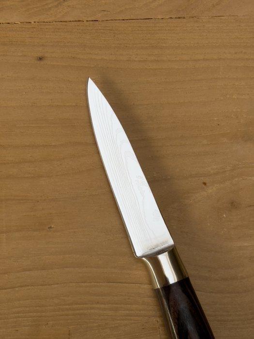 Japan - Keukenmes - Carbon Steel - Wood - Japan - 1 pcs, Antiek en Kunst, Antiek | Keukenbenodigdheden