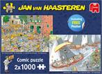 Jan van Haasteren - De Kaasmarkt &amp; Skûtsjesilen - Puzzel, Hobby en Vrije tijd, Denksport en Puzzels, Ophalen of Verzenden