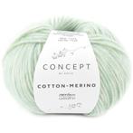 Katia Concept Cotton-Merino - 132 witgroen - Katoen/Merino, Ophalen of Verzenden, Nieuw