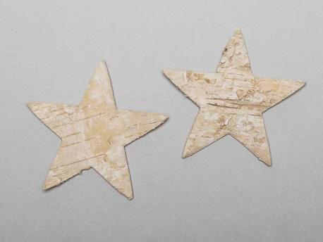 Berkenschors STERREN 7 cm. 24 STUKS Voordeeldoos., Hobby en Vrije tijd, Knutselen, Nieuw, Ophalen of Verzenden