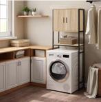 Wasmachinekast met Verstelbare Plank voor Badkamer, Verzenden, Nieuw