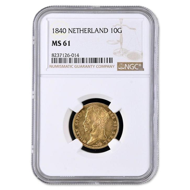 Gouden 10 Gulden Willem I 1840, Postzegels en Munten, Munten | Nederland, Verzenden
