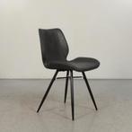 Kantinestoel Åmåle - Zwart ecoleder - 4-poot onderstel, Huis en Inrichting, Ophalen of Verzenden, Nieuw