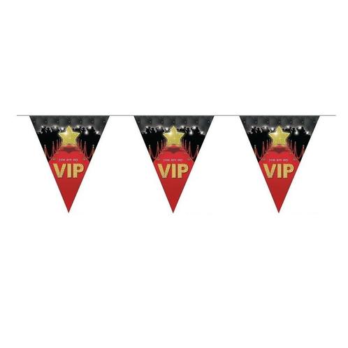 VIP vlaggenlijn 5 meter - Feestversiering vlaggetjes - Vla.., Hobby en Vrije tijd, Feestartikelen, Ophalen of Verzenden