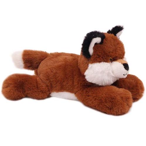 Superzachte Eco Knuffel met geborduurde oogjes - Vos liggend, Kinderen en Baby's, Speelgoed | Knuffels en Pluche, Nieuw, Ophalen of Verzenden