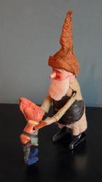 Schuco - Blikken speelgoed - Dansende Kabouter met Baby, Antiek en Kunst, Antiek | Speelgoed