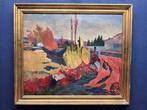 Scuola Italiana (XX), Da Paul Gauguin - Paesaggio vicino ad