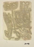 Corneille (1922-2010) - Gravure en relief Signes dans la, Antiek en Kunst