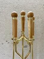 Openhaard accessoire - Hout, Messing - Complete Haardset, Antiek en Kunst