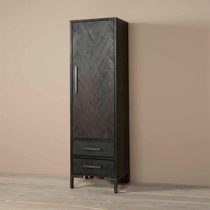 *WOONWINKEL* Tower Living Ziano Opbergkast Zwart Rechts, Huis en Inrichting, Kasten | Wandmeubels, Nieuw, Verzenden