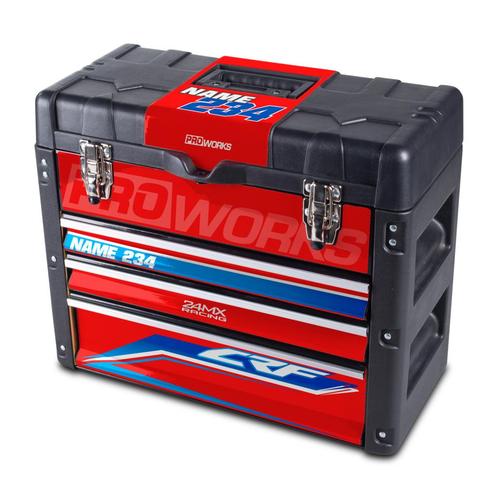 Stickerset voor Gereerdschapskist 24MX X3 Rood (Gereedschap), Motoren, Accessoires | Overige, Nieuw, Verzenden