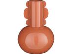Mica Decorations Boyd Vaas - H36 x Ø25 cm - Metaal - Terra, Huis en Inrichting, Woonaccessoires | Vazen, Verzenden, Nieuw
