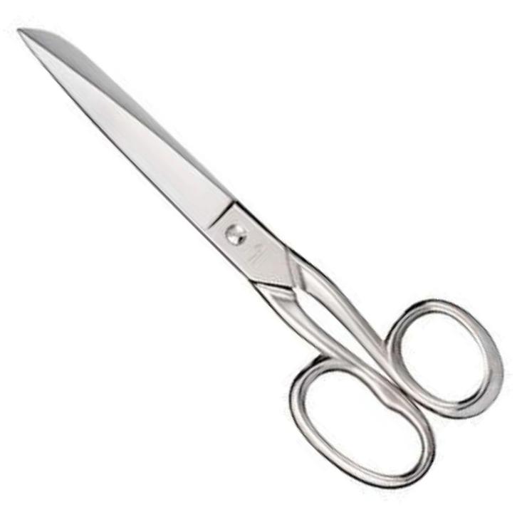 Déglon Elegante stoffenschaar – nikkel-geplateerd – 17,, Hobby en Vrije tijd, Naaien en Fournituren, Nieuw, Ophalen of Verzenden