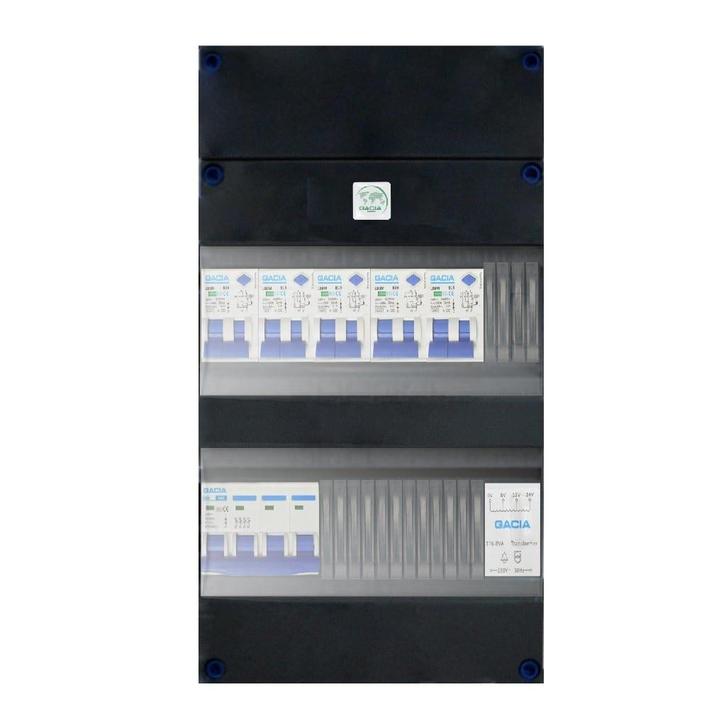 Gacia groepenkast 3 fase 5 alamat + beltrafo, Doe-het-zelf en Verbouw, Elektra en Kabels, Nieuw, Ophalen of Verzenden