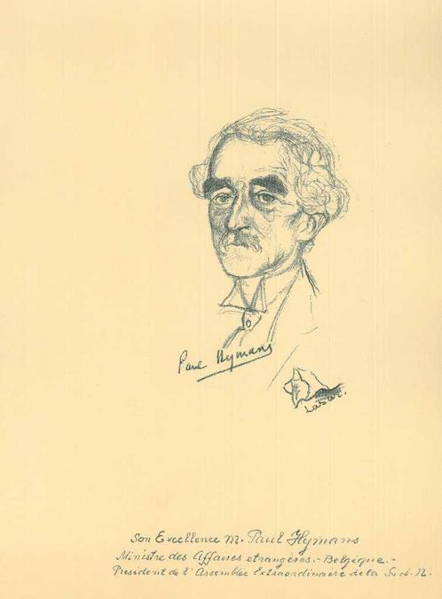 Portrait of Paul Louis Adrien Henri Hymans, Antiek en Kunst, Kunst | Etsen en Gravures