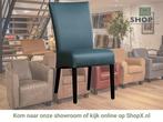 Leren eetkamerstoel Just - Toledo Whale (blauw/grijs) -, Huis en Inrichting, Stoelen, Blauw, Bohemian, Eigentijds, Klassiek, Retro, Romantisch, Scandinavisch