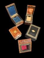 Doos (5) - Hout, Messing, Fluweel