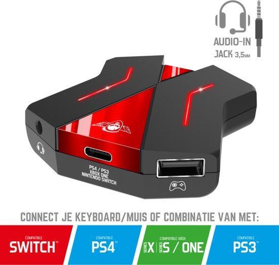 Spirit of Gamer Converter 2 – Converter muis – Geschikt voor, Spelcomputers en Games, Spelcomputers | Overige Accessoires, Verzenden