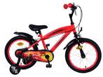 Disney Cars Kinderfiets - Jongens - 16 inch - Rood - Twee, Fietsen en Brommers, Fietsen | Kinderfietsjes, Verzenden, Nieuw