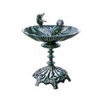 Vogelbad van aluminium – staand – 60 cm – groen of zwart, Tuin en Terras, Vogelhuisjes en Vogelbaden, Ophalen of Verzenden, Nieuw