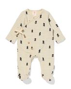 HEMA Takkie en Siepie newborn boxpakje jersey strepen ecru, Verzenden, Nieuw