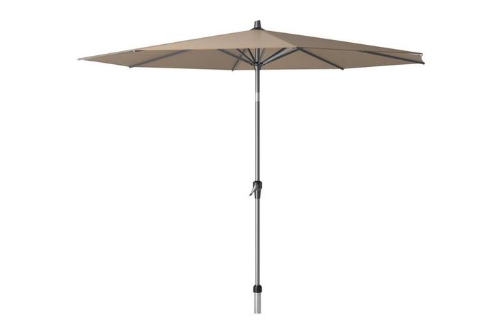 Platinum Riva parasol 3 m. Taupe, Tuin en Terras, Parasols, Stokparasol, Nieuw, Kantelbaar, Verzenden