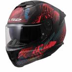 LS2 FF808 Stream II Jungle Matt Zwart Roze Blauw, Motoren, M, Nieuw met kaartje, Overige merken, Offroadhelm