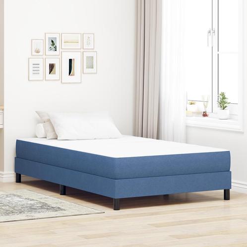 vidaXL Pocketveringmatras medium 120x200x20 cm stof blauw, Huis en Inrichting, Slaapkamer | Matrassen en Bedbodems, Nieuw, Verzenden