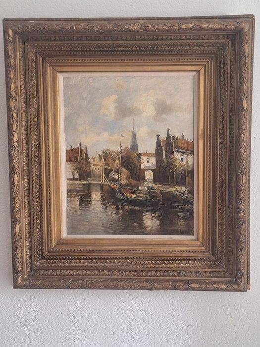 P.J.A. Wagemans (1879-1955) - Westertoren Amsterdam, Antiek en Kunst, Kunst | Schilderijen | Klassiek