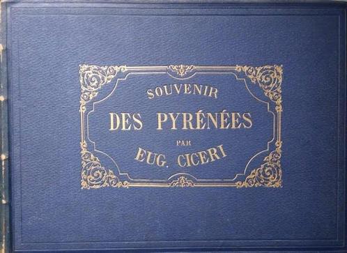 Eugene Ciceri - Les Pyréneés dessinées daprès nature - 1870, Antiek en Kunst, Antiek | Boeken en Bijbels