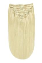 Remy Human Hair extensions straight 16 - blond 60#, Nieuw