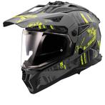 LS2 MX702 Pioneer II Crazy Mat Zwart Fluo Geel Adventure, XXL, Nieuw met kaartje, Overige merken, Offroadhelm
