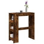 vidaXL Bartafel met rekken 90x40x103,5 cm bewerkt hout, Verzenden, Nieuw