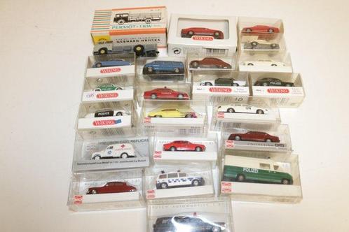 Wiking, Permot, Busch 1:87 - Modelauto (22) - Lot Of 21, Hobby en Vrije tijd, Modelauto's | 1:5 tot 1:12