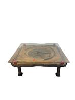 unieke industriële tafel uit houten mal met negatief treinwi, Antiek en Kunst, Antiek | Meubels | Tafels