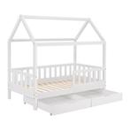 Kinderbed Marli - 80 x 160 cm - Wit - Incl. lades, Kinderen en Baby's, Kinderkamer | Bedden, Verzenden, Nieuw