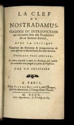 [Jean Le Roux]. [NOSTRADAMUS]. - La clef de Nostradamus,, Antiek en Kunst