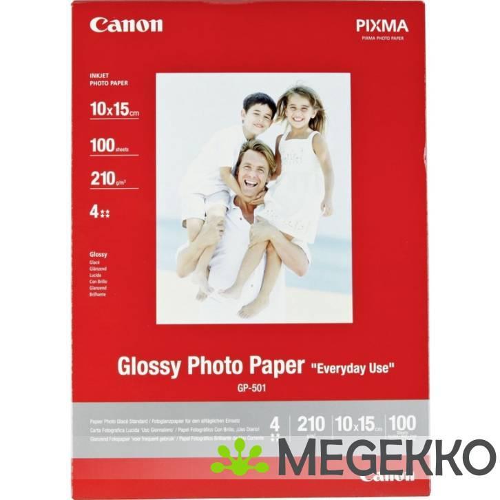 Canon GP-501 glanzend fotopapier 10x15cm - 100 vel - 210g, Computers en Software, Overige Computers en Software, Nieuw, Verzenden