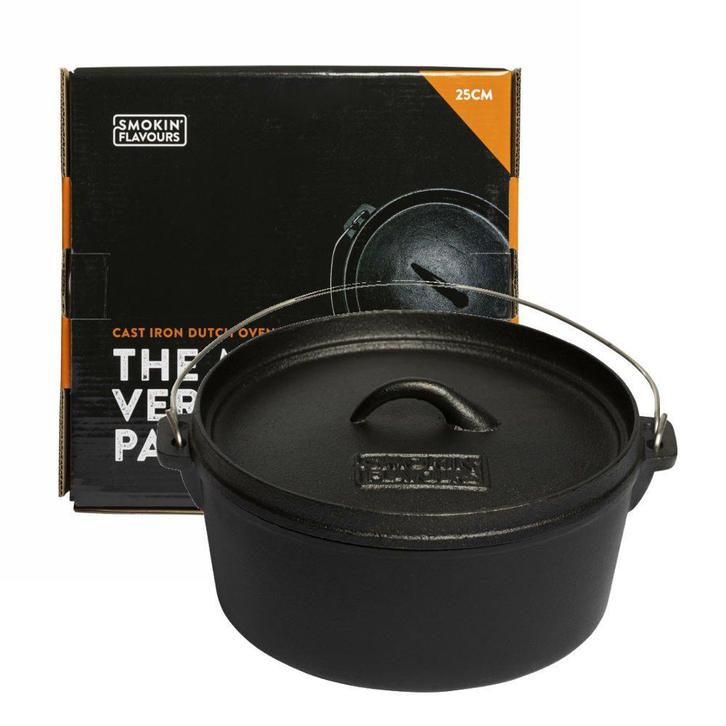 Dutch Oven Smokin’ Flavours, Tuin en Terras, Houtskoolbarbecues, Verzenden