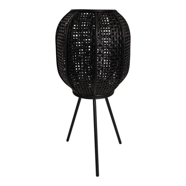 Macy lantaarn op voet ø32x66cm - zwart, Huis en Inrichting, Stoelen, Zwart, Nieuw, Ophalen of Verzenden