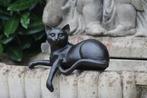 Beeld, relax kat - 28 cm - resin, Antiek en Kunst, Kunst | Designobjecten