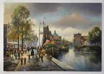 Eugen Otterbach (1907) - Blumenmarkt Amsterdam, Antiek en Kunst