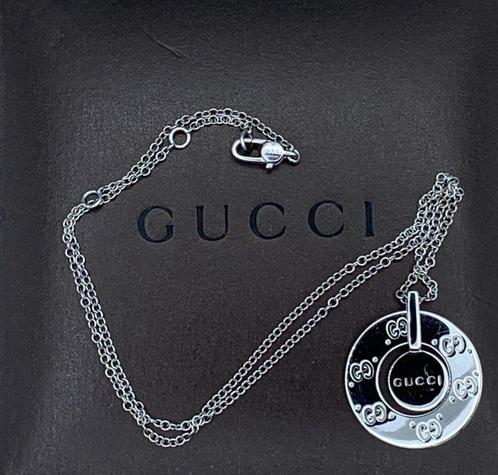 Gucci - Ketting met hanger - 18 karaat Witgoud, Sieraden, Tassen en Uiterlijk, Antieke sieraden