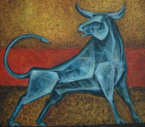 Orazio Barbagallo - TORO, Antiek en Kunst, Kunst | Schilderijen | Modern