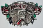 Guns n Roses skull Riem Buckle/Gesp, Kleding | Heren, Riemen en Ceinturen, Nieuw, Losse buckle of gesp, Verzenden