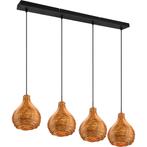 LED Hanglamp - Hangverlichting - Trion Sparko - E14 Fitting, Huis en Inrichting, Ophalen of Verzenden, Nieuw, Hout