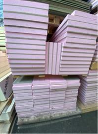 Kantplank 10 mm grijs 475 x 3000 mm   MP 40, Doe-het-zelf en Verbouw, Isolatie en Afdichting, 8 tot 12 cm, Nieuw, Overige materialen