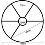 Rubberen ring 6-wegkraan Hayward Ø138mm (Type 1), Tuin en Terras, Zwembad-toebehoren, Verzenden, Nieuw