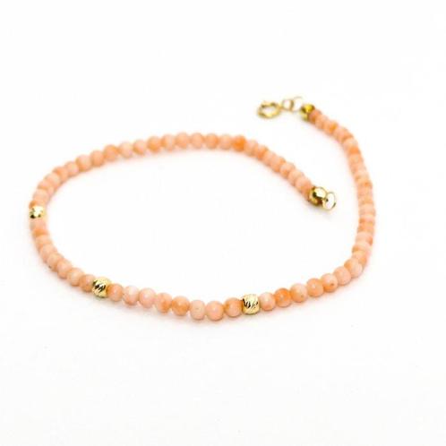Zonder Minimumprijs - Armband - 18 karaat Geel goud Koraal, Sieraden, Tassen en Uiterlijk, Armbanden