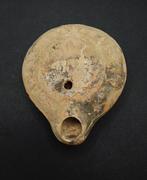 Oud-Romeins Terracotta Olielamp - 80 mm (Zonder